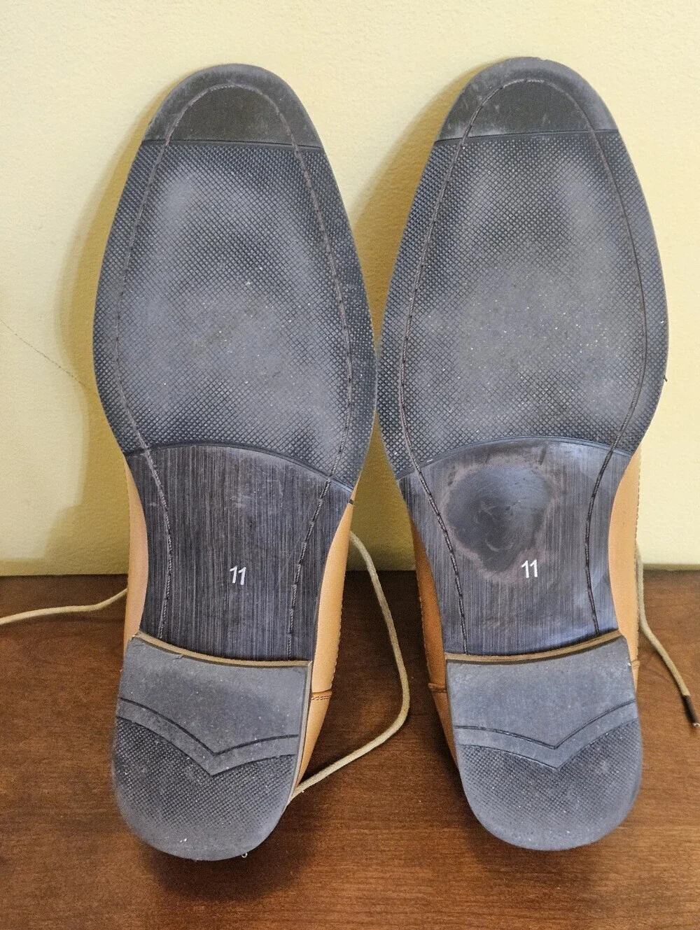 Franco Vanucci Faux Leather Wingtips EUC Size 11